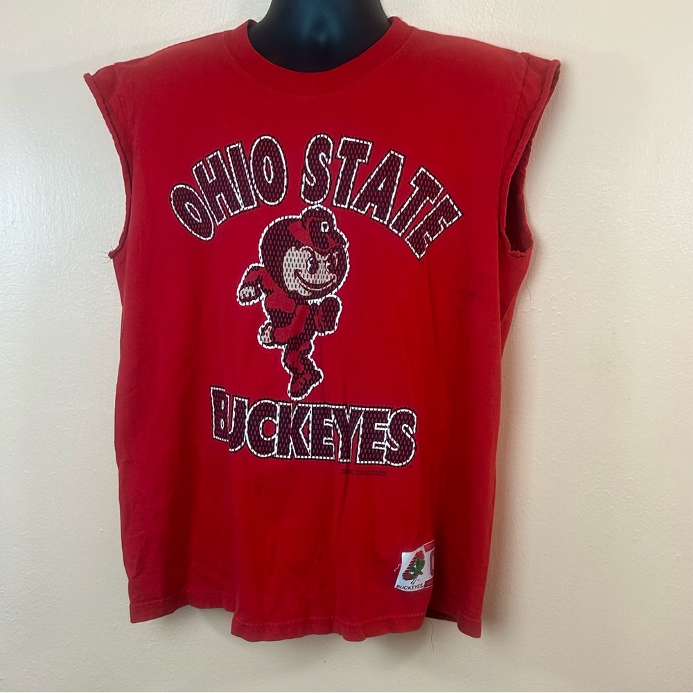 Ohio State Buckeyes Brutus Sleeveless T-Shirt Muscle Shirt TNT L VTG